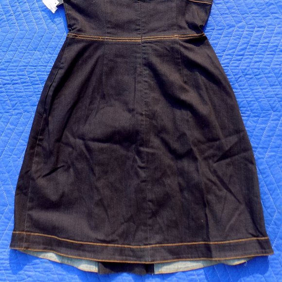 INC International Concepts Denim Dress - Size 4 - Picture 4 of 4